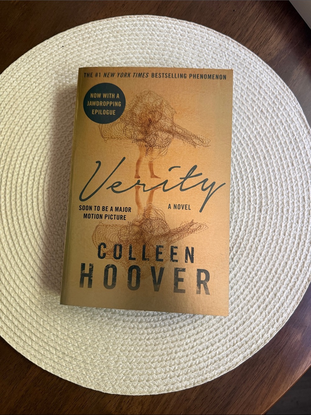 Verity Novel by - Gold Cover Special Edition Blue Sprayed Edges